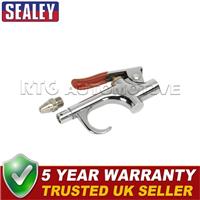 Sealey Palm Type Air Blow Gun with 1/4BSP Air Inlet & Safety Nozzle SA913