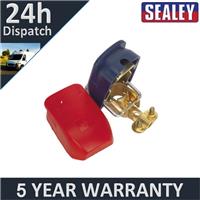 Sealey Quick Release Positive-Negative Battery Clamps Pair BTQK12