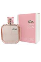 Lacoste L.12.12 Rose Eau de Toilette Spray 100ml Sparkling Womens Fragrance - Standard Regular Size