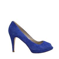 Karen Millen Women's Heels UK 6.5 Blue 100% Leather Court
