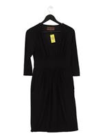 FWM (Fenn Wright Manson) A-Line Midi Dress UK10 in Black