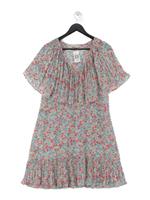 Hush A-Line Midi Dress UK16 in Cream