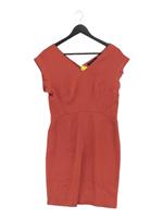 AllSaints Bodycon Midi Dress UK10 in Brown