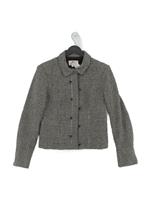 Armand Ventilo Women's Blazer XXS Black Checkered 100% Wool Overcoat