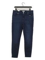 Good American Women's Jeans UK 12 Blue Cotton with Elastane Skinny