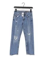 AllSaints Women's Jeans W 24 in Blue 100% Other Straight