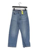 G-Star Raw Women's Jeans W 26 in; L 30 in Blue Cotton with Elastane Wide-Leg