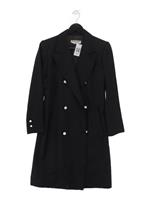 Saint Laurent Women's Coat Chest: 38 in Black 100% Other Overcoat