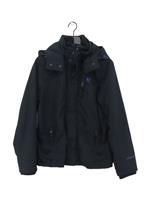 Abercrombie & Fitch Men's Coat M Blue Nylon with Polyester Parka
