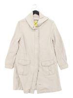 Wrap Women's Jacket UK 12 Cream 100% Other Overcoat