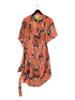 AllSaints A-Line Midi Dress UK14 in Multi