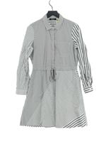 DKNY Shirt Midi Dress L in White