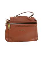 Twin Set Women's Bag Brown Cotton with Polyester Shoulder Bag