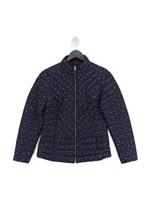 Joules Women's Coat UK 10 Blue 100% Polyester Quilted