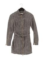 House Of CB London Women's Jacket XS Grey Polyester with Elastane Overcoat