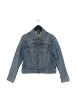 DKNY Women's Jacket M Blue 100% Cotton Bomber Jacket