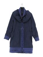Creenstone Women's Coat UK 12 Blue 100% Polyester Overcoat
