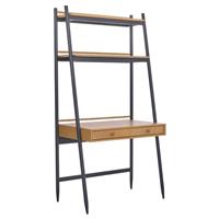 Ercol Monza Desk in POBK Patina Oak & Black W95 D62 H186 RRP &pound;1205