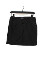 Karen Millen Women's Mini Skirt UK 10 Black Wool