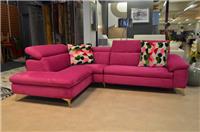 Pink Corner Sofa MARTINE EGOITALIANO Power Recliner Italian Designer Chaise Set