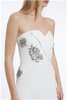 Karen Millen Maxi Dress UK10 in White RRP &pound;309