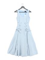 Karen Millen A-Line Midi Dress UK6 in Blue RRP &pound;269