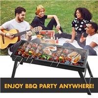 Portable Charcoal BBQ Grill Picnic Travel Camping Garden Outdoor Barbecue Grill