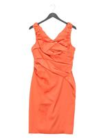 Karen Millen Bodycon Midi Dress UK14 in Orange