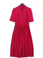 Karen Millen A-Line Midi Dress UK12 in Pink RRP &pound;219