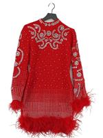 Karen Millen Mini Dress M in Red RRP &pound;189