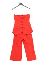 Karen Millen Women's Jumpsuit UK 8 Red Polyester New with tags