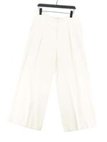 Karen Millen Women's Suit Trousers UK 14 White Viscose New with tags