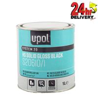 UPOL SYSTEM 20 S20610/1 HS 2K PAINT SOLID BLACK GLOSS 1LTR