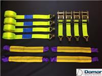Recovery Ratchet ! HI-VISABILITY YELLOW ! Alloy Wheel Safety Straps Trailer 5ton