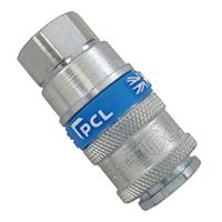 PCL AC21CF Female Coupling 1/4bsp Female Thread Airflow Air Compressor Fitting