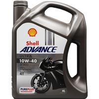 Shell Advance Ultra 4T 10W-40 Fully Synthetic Motorcycle Oil 10W40 4 Litres 4L