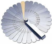 GREAT QUALITY!! Feeler Gauges Gauge AF Imperial Metric 32 Blade + Brass LL