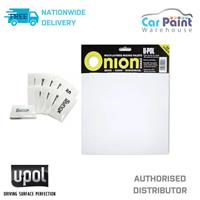 U-POL Onion Body Filler Mixing Board (100 Sheets) UPOL + 10 Filler Spreaders