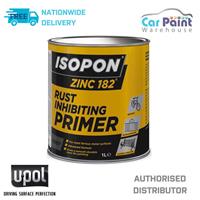 U-POL DAVIDS ISOPON ZINC 182 Rust Inhibiting Primer 1k 1L Z182/1 UPOL