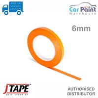 J Tape Fine Line Orange Masking Tape Detailing Heat Resistant 6mm x 55m