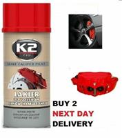 K2 BRAKE CALIPER PAINT RED HIGH GLOSS Heat 260C Resistant Spray Lacquer 400 mL