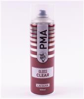 PMA Gloss Clear Lacquer 500ML Spray Paint GLOSS HIGH COVERAGE CLEAR LACQUER