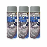 3x E-Tech Technik Self Etch Primer 400ml Can for Bare Metals Alloy Wheels Glass