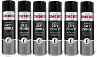 6 x Simoniz Large Grey Primer Acrylic Aerosol Auto Car Spray Paint 500ml