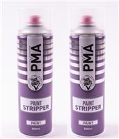 2x PAINT STRIPPER AUTOTEK AEROSOL PAINT REMOVER 500ML BODYSHOP CAR