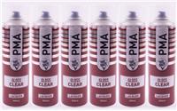 6x PMA Gloss Clear Lacquer 500ML Spray Paint GLOSS HIGH COVERAGE CLEAR LACQUER