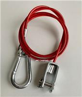 Break Away Safety Cable Caravan / Trailer Brake Cable 1m Horse Box Clevis Hitch