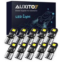 10pc Super Bright 501 Led Side Light Bulbs Canbus T10 Number Plate Interior Lamp