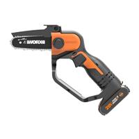WORX Powershare Cordless Pruning Saw 20V 12cm 2.0Ah Battery WG324E