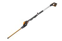 WORX Powershare Cordless Pole Hedge Trimmer 20V 45cm 2.8M 2.0Ah Battery WG252E